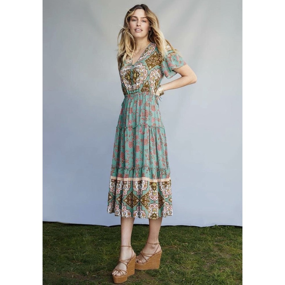 NWT Matilda Jane Dream Chasers Down to Earth Dress Women's Sz M Boho Western